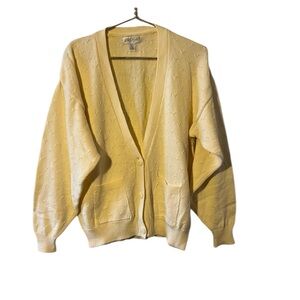 VTG Lord & Taylor Cream Women's Cardigan